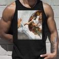 ミケランジェロの愉快な創作猫ミーム。 タンクトップ 彼への贈り物