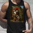 ライオンに襲われたアラブの騎手1850年ウジェーヌ・ドラクロワ タンクトップ 彼への贈り物