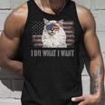 ラグドールキャット I Do What I Want Retro Usa おもしろ猫 タンクトップ 彼への贈り物