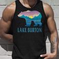 レイク・バートン 山 パープル セッティング ヒマワリ ネイチャーウッド タンクトップ 彼への贈り物