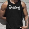 レイダーススクールスポーツチームマスコットタウンゴーカレッジアスリート タンクトップ 彼への贈り物