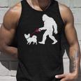 レトロ ビッグフット ウォーキング パピヨン 犬 面白い サスカッチ 長袖tシャツ タンクトップ 彼への贈り物