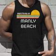 レトロ マンリービーチ オリジナル オーストラリア ヴィンテージ 70年代サンセット アート タンクトップ 彼への贈り物