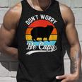 レトロ 面白い カピバラ Don't Worry Be Capy タンクトップ 彼への贈り物