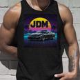 ヴェイパーウェーブ レトロ サンセット Jdm レジェンドカー 日本国内市場 長袖tシャツ タンクトップ 彼への贈り物