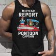 中途報告ポンツーンキャプテンサンタ 7月のクリスマスメンズ タンクトップ 彼への贈り物