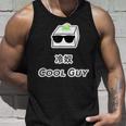 冷奴 Cool Guy クールガイ（おかしな日本語）間違い 英語 豆腐 キャラ 【変なデザイン屋さん】面白い ギャグ タンクトップ 彼への贈り物