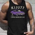 喜寿祝い 車好き お父さん 男性 クラシックカー 77歳 Classic Never Gets Old 長袖tシャツ タンクトップ 彼への贈り物