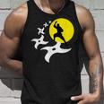 忍者訓練道場tシャツ 黒手裏剣ライトtシャツ タンクトップ 彼への贈り物