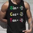 数学教師 三角法oh Cah Toa ジオメトリパロディ タンクトップ 彼への贈り物
