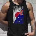日本とオーストラリアの国旗 日本オーストラリア。 タンクトップ 彼への贈り物