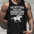 最高の父親には馬に乗る娘がいる 長袖tシャツ タンクトップ 彼への贈り物