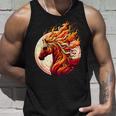 燃える 動物 馬 動物 クール 馬 火 炎 タンクトップ 彼への贈り物