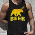 狩猟 ビール スピリット 動物 ティー ベア 鹿 ティー ビール クマ 鹿 タンクトップ 彼への贈り物