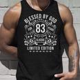 神様から祝福され 83歳 ヴィンテージ Happy 83歳の誕生日 長袖tシャツ タンクトップ 彼への贈り物