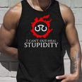 私は愚かさを癒すことができない-学者面白いミーム タンクトップ 彼への贈り物