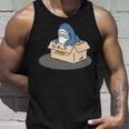 箱入りサメ 長袖tシャツ タンクトップ 彼への贈り物