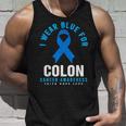 結腸直腸癌 I Wear Blue For Colon Cancer Awareness タンクトップ 彼への贈り物
