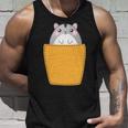 胸ポケットにハムスター 長袖tシャツ タンクトップ 彼への贈り物