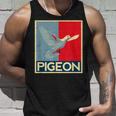 面白いtシャツ ハト 鳥 鳩 クール バードウォッチング 服 メンズ おもしろ 面白い おもしろグッズ タンクトップ 彼への贈り物