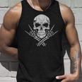 頭骨kull 髑髏 マノコルナ-クールな音楽スカルロッカーグリーティングスカル Zugaikotsu 頭蓋骨 タンクトップ 彼への贈り物