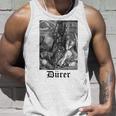 Albrecht Dürer Durer クリスチャンアート メランコリア ホワイト 長袖tシャツ タンクトップ 彼への贈り物