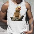 Bearded Dragon Youth Gecko Lizard Animal タンクトップ 彼への贈り物