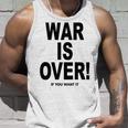 Exclusive War Is Over ご希望の場合限定ブラックプリント 長袖tシャツ タンクトップ 彼への贈り物