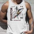 F-4 Phantom Ii ジェットグラフィック タンクトップ 彼への贈り物