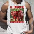 Brainrot Animal Gen Alpha Meme ストロベリーエレファント タンクトップ 彼への贈り物