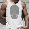 Geometric Skull Optical Illusion Tank Top Gifts for Him Geometric Skull Optical Illusion Tank Top Gifts for Him