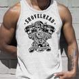 Hdhovelhead アメリカンバイクレジェンドtwin エンジンスカル タンクトップ 彼への贈り物
