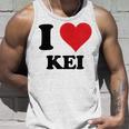 I Heart Keiファーストネーム I Love パーソナライズ タンクトップ 彼への贈り物