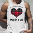 I'm Only Here For The In Kilts タータンチェック ハート タンクトップ 彼への贈り物