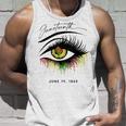 Junenth まつげ アフリカの目 美しい タンクトップ 彼への贈り物