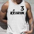 Keirin レッド ナンバー3 レッド ナンバー3 レーシング タンクトップ 彼への贈り物