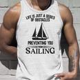 Life Is Just Aeries Obstacles セーリング ヨット タンクトップ 彼への贈り物