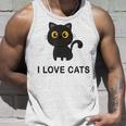 I Love Cats シャツ キュート 黒猫好き キッズ 子猫 タンクトップ 彼への贈り物