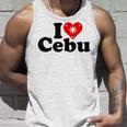 I Love Heart Cebu フィリピン諸島 タンクトップ 彼への贈り物
