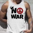 No War 反戦 平和の鳩 タンクトップ 彼への贈り物