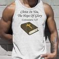 あなたの中のキリスト 聖書箇条 キリスト教 イエス・キリスト タンクトップ 彼への贈り物