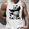 おもしろパンダ 動物 太極拳 格闘技 陰陽バランス タンクトップ 彼への贈り物