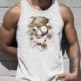 スカルバックプリント。 タンクトップ 彼への贈り物
