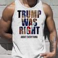 トランプはすべてについて正しかった-トランプ・キス・フラッグ タンクトップ 彼への贈り物