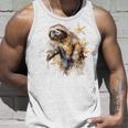 ナマケモノのアートワーク 動物ナマケモノ タンクトップ 彼への贈り物