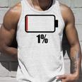 バッテリー1シャツ残り1バッテリーデッドシャツのバッテリー残量が少なくなりました。 タンクトップ 彼への贈り物