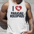 パラサウロロフスが大好き 恐竜好き パラサウロロフス タンクトップ 彼への贈り物