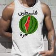 パレスチナ地図スイカアラビア書道 タンクトップ 彼への贈り物