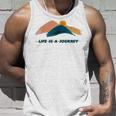 宗教神学 Life Is A Journey 宗教への旅 タンクトップ 彼への贈り物