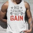 裏面にプリント No Pain No Gainign No Pain No Gain Meme タンクトップ 彼への贈り物